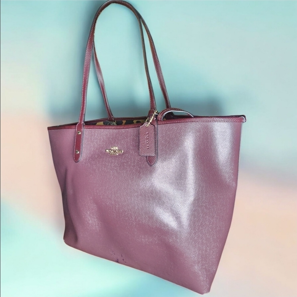 Coach Reversible City Oversized Tote Bag - Picture 6 of 15